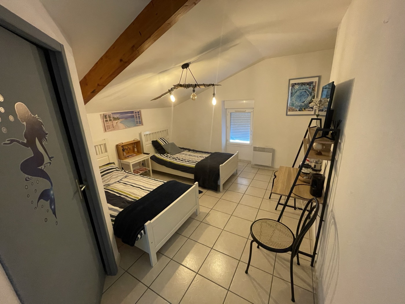 La chambre 3 de l'auberge Chez Tonton